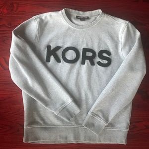 Michael Kors Embroidered Logo Crewneck Sweatshirt - Womens
